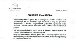 Politika kvaliteta pdf
